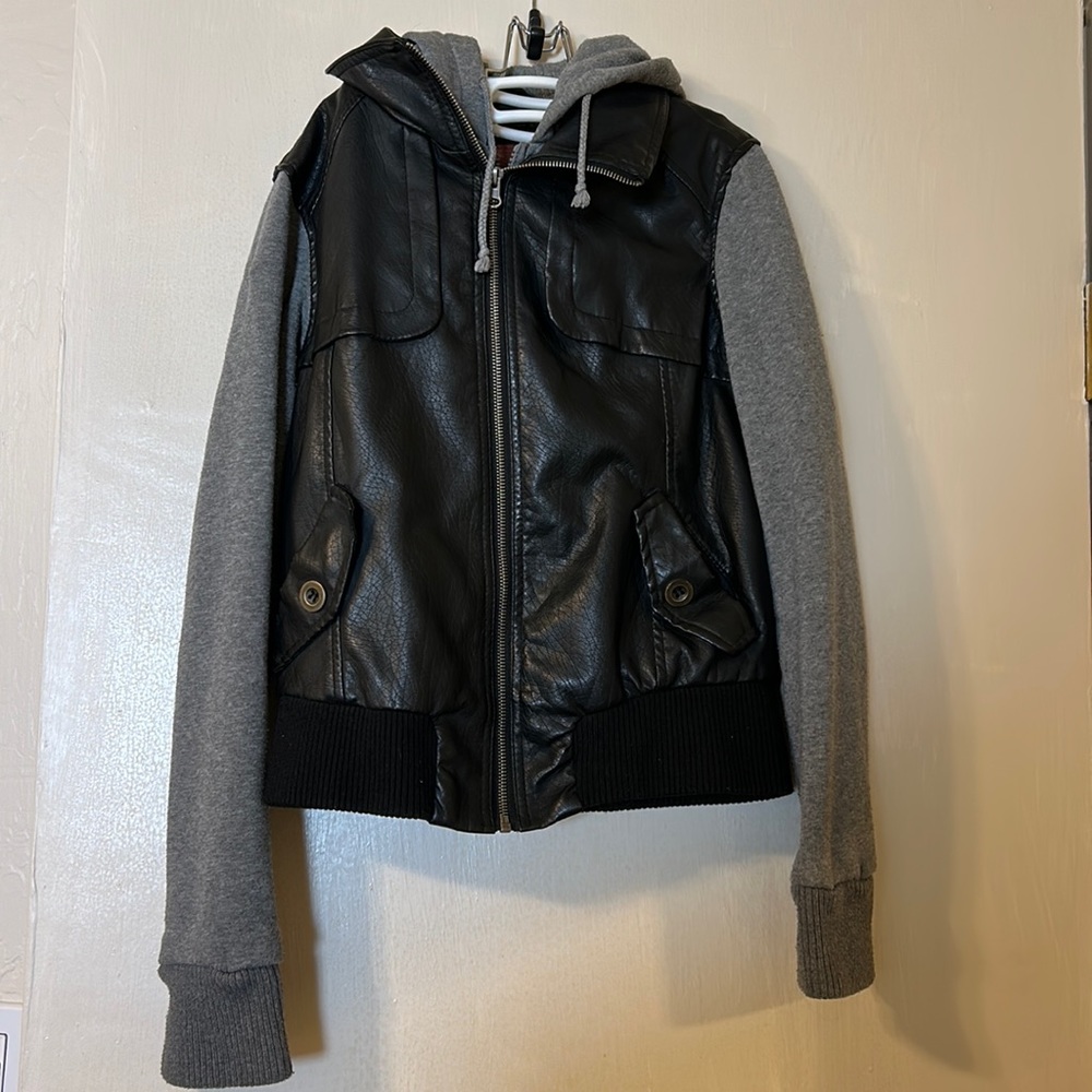 Miss London size medium leather jacket (Open to offers)